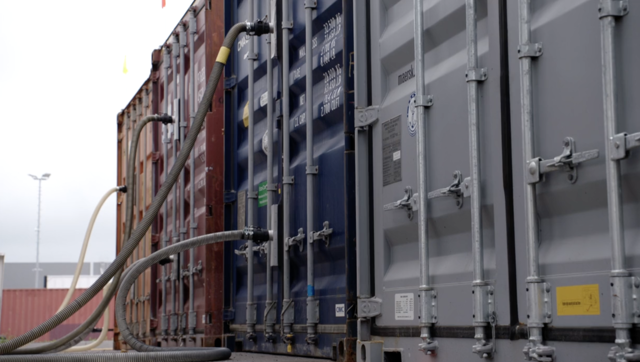 Opwarming tankcontainers